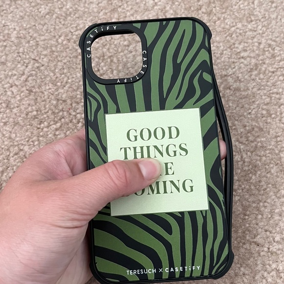 Casetify Wildcase Green for Iphone 13 - Picture 1 of 3
